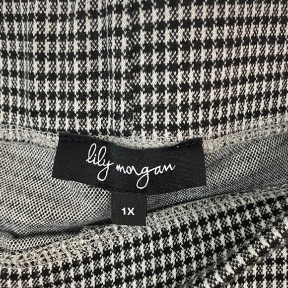 Lily Morgan Leggings Houndstooth Patterned Size 1X - Picture 5 of 9
